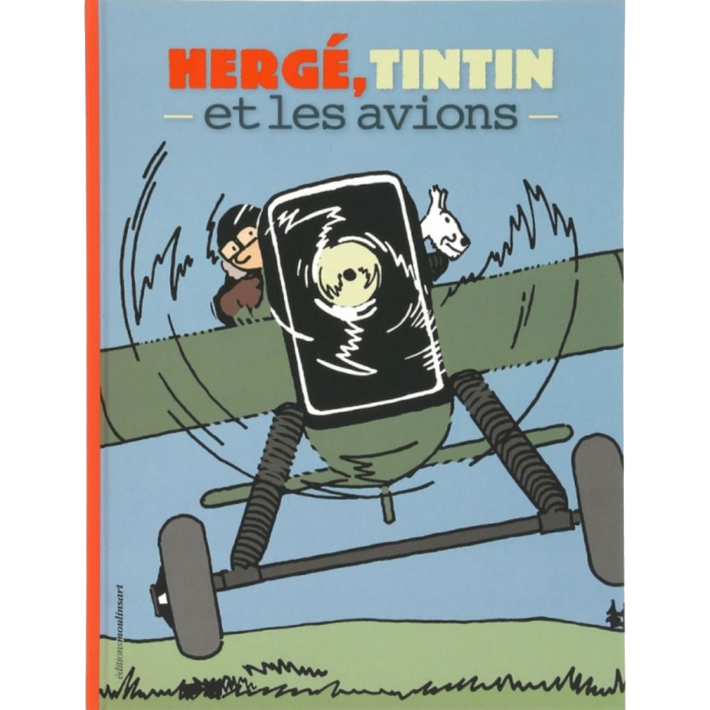 tintin-herge-et-les-avions